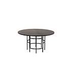 Black furniture/fashion Spisebord Copenhagen 140 cm Dining Table round / 15009-4
