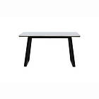 Venture Home Matbord Estelle Dining Table 140*90 White Marble / Black Legs 18021-580