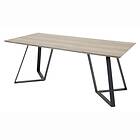 Venture Home Matbord Marina Dining Table 180*90*H75 Grey / Black 19925-758