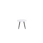 Venture Home Barnbord Plaza ø60 cm RoundDining Table XXS White / Black 28063-468