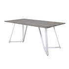 Venture Home Matbord Marina Dining Table Grey "oak" / White Legs 19925-850