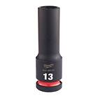 Milwaukee Shockwave Impact Duty Krafthylsa 1/2" fyrkant, djup 13 mm