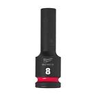 Milwaukee Shockwave Impact Duty Krafthylsa 1/2" fyrkant, djup 8 mm