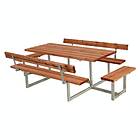 Plus Basic Picknickbord 260 Cm incl. PicknickbordBänkset