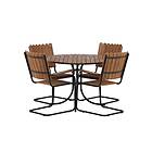 Venture Design Matgrupp Holmsund Diningset Steel Black / Nature 6090-408