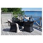 Venture Design Matgrupp Oslo Oscar Dining Set- Black Wicker 2045-001