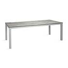 Venture Design Matbord Lea 205 cm Llama Dining Table 205*100 White Alu / Grey HPL 9570-400