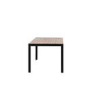 Venture Design Dining Table Berfin 205 cm Bois Dining table 200*100cm Black Legs