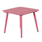 Venture Design Sidebord Lawrence Utomhus Lina Side table Pink 40*40cm 1382-418