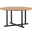 Venture Design Matbord Crawford Cruz Dining table Black Steel / Acacia (teak look) ø140cm 1451-408