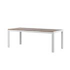 Venture Design Matbord Berfin 205 cm Bois Dining table 200*100cm White Alu / Acacia 9554-069