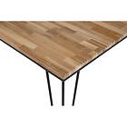 Venture Home Matbord Bali Dining Table 80*80cm Teak / Black 18015-679