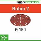 Festool Rubin 2 STF D150/48 P60 RU2/50 Slippapper 50-pack, Ø150 mm P60