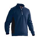 Jobman Sweatshirt 44563 Zip Doubleface 5401 1/2 Zip, doubleface Marin/Svart XXS 65540120-6799-2