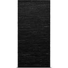 Rug Solid Leather Matta 170x240 cm, Black Svart Läder