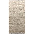 Rug Solid Leather Matta 65x135 cm, Beige Läder