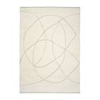 Linie Design Lineal Sweep ullmatta White, 170x240 cm