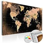Arkiio Anslagstavla Planet Earth [Cork Map] 60x40 A3-Pinnwand053