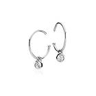 Izabel Camille Passion Clear Crystal Earrings Silver