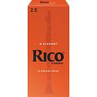 Rico Rör Bb-klarinett 25-pack 2,5 Orange