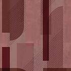 Art For The Home Fototapet Eighties Bordeaux 280x200 cm Fototapeter 107344