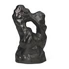 Ferm Living Grotto skulptur Blackened Aluminium