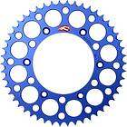 Renthal 1500-520 Grooved Twinring Rear Sprocket Blå 50t