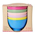 Rice melaminskål small Ø11 cm 6 delar Multicolor