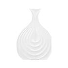 Beliani Decorative Vase 25 cm White THAPSUS