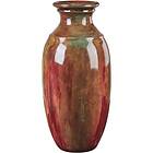 Beliani Decorative vase brown HIMERA