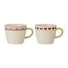 Bloomingville Jolly mugg 2-pack Red