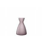 Leonardo Milano, Flaskformad vase, Glass, Lila, Bord, inomhus, Milano