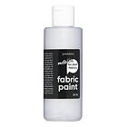 Fabric Paint 85ml – silvermetallic, täckande textilfärg för mörkt tyg