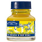 Winsor & Newton Calligraphy Ink, Transparent 30ml 345 Lemon Yellow