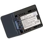 Batteriexperten Kompatibelt med Canon VIXIA HF R500, 3.6V (3.7V), 2400 mAh