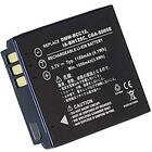 Batteriexperten Kompatibelt med Panasonic Lumix DMCLX1BS Samsung HMX-R10, 3.6V (3.7V), 1100 mAh