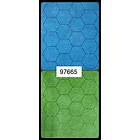 Megamat 1” Reversible Blue-Green Hexes (34½” x 48” Playing Surface)