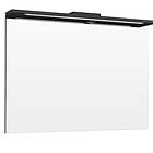 Temal Spegel Classic med LED-ramp CLASSIC led-ramp spegel 100 x 18 87 cm, svart LPL10002902