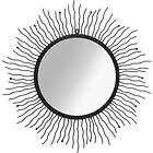 Be Basic Spegel Sol 80 cm Väggspegel sol svart 245924