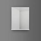 4AQUA Spegel Med Hylla Speg med hylla 60 vit blank SPH60M