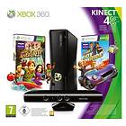 Microsoft Xbox 360 Slim 4Go (+ Kinect + Kinect Adventures + Kinect JoyRide) 