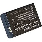 Batteriexperten Kompatibelt med Samsung NX10, 7.2V (7.4V), 1300 mAh