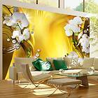 Arkiio Fototapet Orchid In Gold A3-SNEW011465-A