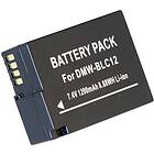 Batteriexperten Kompatibelt med Panasonic Lumix DMC-FZ200, 7.2V (7.4V), 850 mAh