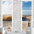 Arkiio Fototapet Självhäftande Beach View From The Window A3-SNEW011295samA