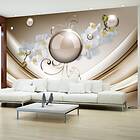 Arkiio Fototapet Golden Abstract A3-SNEW011520-A
