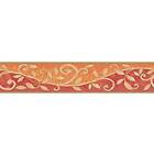 A.S. Creation Border Only Borders Papper Orange Röd Beige 203021