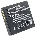 Batteriexperten Batteri DB-70 för Ricoh, 3.6V (3.7V) V, 1000 mAh