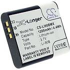 Batteriexperten Kompatibelt med Olympus SH-50 his, 3.6V (3.7V), 1200 mAh