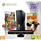 Microsoft Xbox 360 Slim 250GB (incl. Kinect + Kinect Adv. + Kung Fu Panda 2)